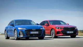 Comparativa del Audi A6 TDI quattro vs BMW 540d xDrive.
