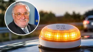 Pere Navarro, director de la DGT y la baliza V16
