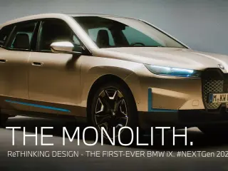 The Monolith - ReThinking Design. The first-ever BMW iX.