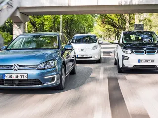 El VW e-Golf le gana la batalla al Nissan Leaf