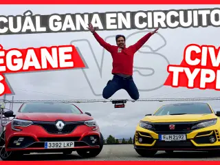 VÍDEO: RENAULT MEGANE RS TROPHY vs HONDA CIVIC TYPE R LIMITED ED | COMPARATIVA EN CIRCUITO