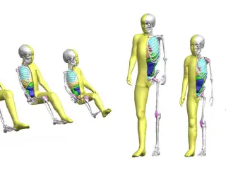 Te presento a los 'THUMS', los dummies infantiles de Toyota