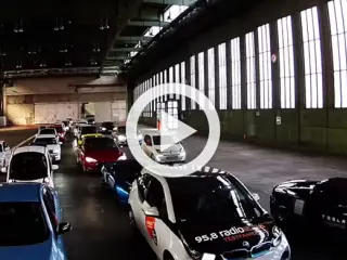 577 coches eléctricos se unen para batir un Récord Guinness