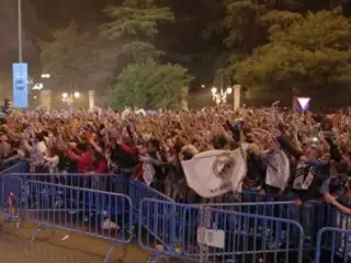 Audi, en la celebración de 'La Décima' con el Real Madrid