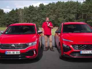 VÍDEO: Cara a Cara entre el VW T-Roc R y el Hyundai Kona N, dos SUV de lo más divertidos