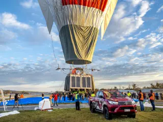 Así fue como el Toyota Hilux batió el récord de altura