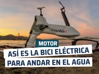 Así es la bicicleta eléctrica para andar sobre el agua que puedes comprar por 6.590€