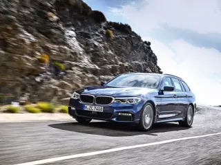 El nuevo BMW Serie 5 Touring, en el Salón de Ginebra 2017.