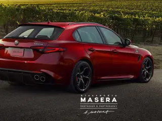 Alfa Romeo Giulia SportWagon trasera