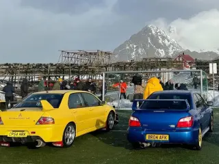 Los coches que utilizaron para el rodaje.