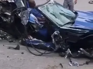 VÍDEO: Milagro, dícese de lo que simplemente le ha sucedido a este conductor