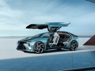 Puertas alas de gaviota del Lexus LF30, el concept que encarna la visión eléctrica de Lexus.