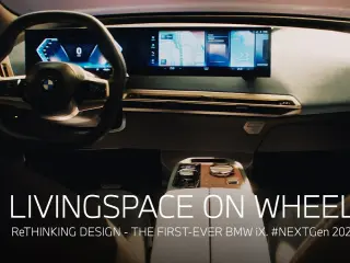 Livingspace on wheels - ReThinking Design. The first-ever BMW iX.