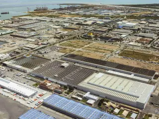 La Zona Franca de Barcelona.