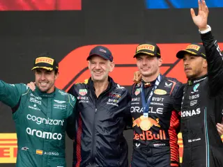 El podio del GP de Canadá de 2023