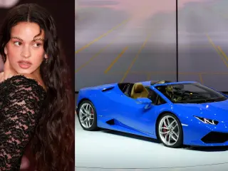 El Lamborghini de Rosalía en su último videoclip