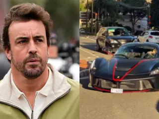 El Ferrari con el que Alonso se ha dejado ver por Mónaco
