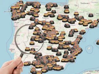 La DGT refuerza el mensaje de anonimato de las balizas mientras este mapa pone en evidencia a la institución