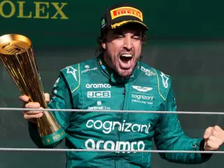 Muchos cuelgan el cartel de favorito a Fernando Alonso