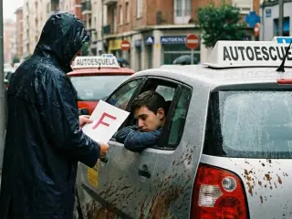 Le suspende por la suciedad del asiento