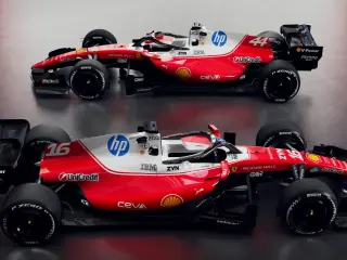 Los monoplazas de Charles Leclerc y Lewis Hamilton para 2026