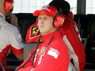 Michael Schumacher durante el GP de Europa de 2007