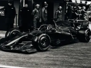 Aston Martin AMR26 en el Circuit de Barcelona-Catalunya