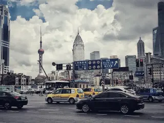 Tráfico en China