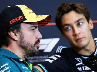 Russell opina del nuevo monoplaza de Fernando Alonso