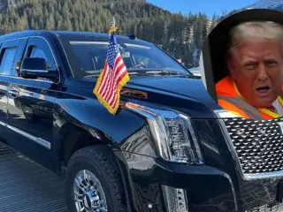 Coche blindado Donald Trump