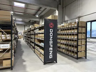 Una parte del almacén de Dongfeng en Mejorada del Campo.