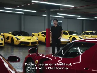 La colección de Ferraris de David Lee