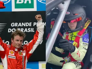 El hijo de Raikkonen apunta a ser un gran piloto
