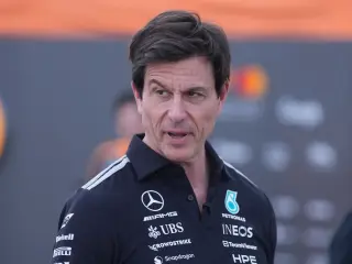 Toto Wolff durante los test de pretemporada de 2026