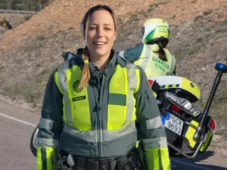 Paqui, guardia civil de Tráfico.
