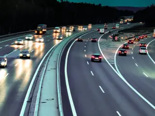 Límite de velocidad dinámico en la AP-7.