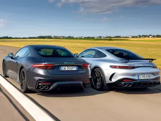 Comparativa del Mercedes-AMG GT 63 4Matic+ vs. Maserati GranTurismo Trofeo. Zagas.
