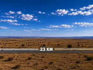 Esta es la carretera recta más larga de España
