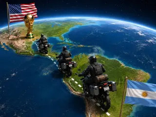 Tres amigos en moto recorren el camino entre Alaska y Argentina