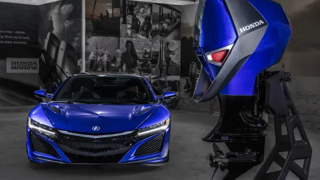 El motor fuera borda inspirado en el Honda NSX
