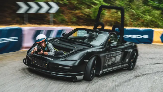 718 Boxster S, Camera Car