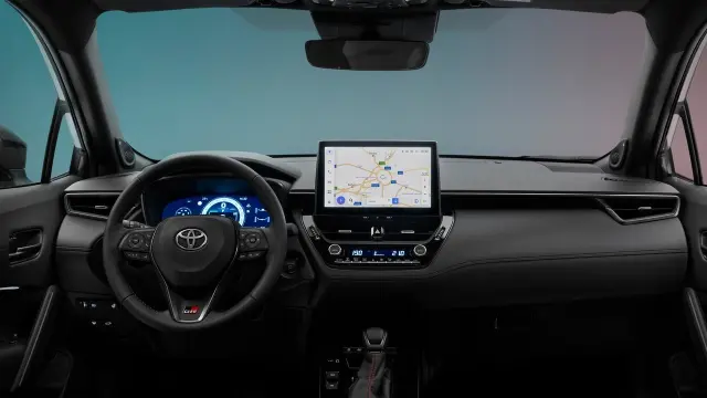 Interior del Toyota Corolla Cross.