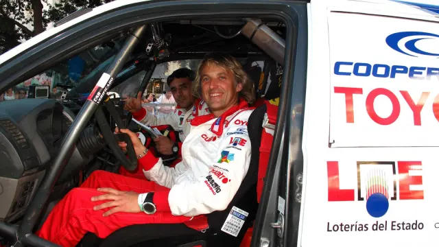 Jesús Calleja debutando en el Rally Dakar de 2011