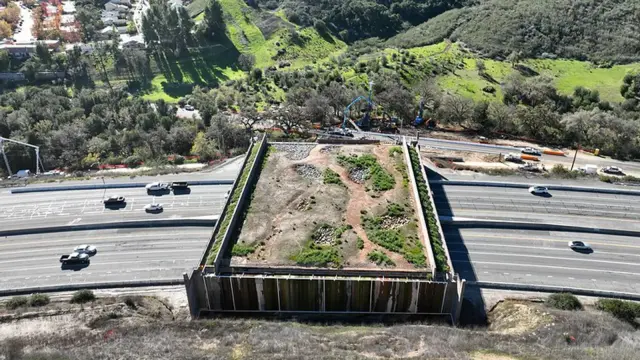 El puente Silvestre Wallis Annenberg en construccion