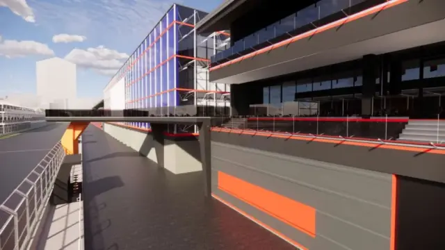 Vista exterior del Pit Building del Madring