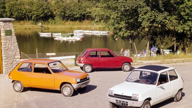 Los primeros Renault 5.