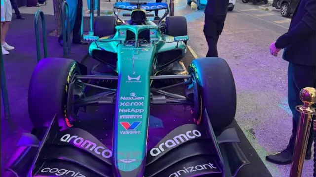 El Aston Martin de Fernando Alonso