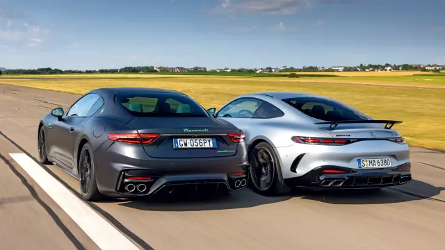 Comparativa del Mercedes-AMG GT 63 4Matic+ vs. Maserati GranTurismo Trofeo. Zagas.