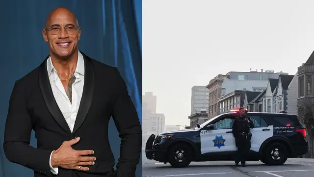 Dwayne Johnson es parado por la policía en Los Ángeles