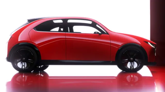 Perspectiva lateral del Mazda Vision X